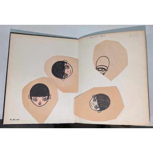 109 - John Lennon - In His Own Write, listed, 1964 + 4 caricatures.