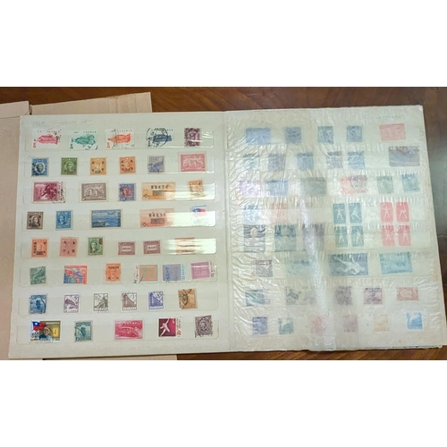 184 - A collection of Chinese stamps on 8 pages.