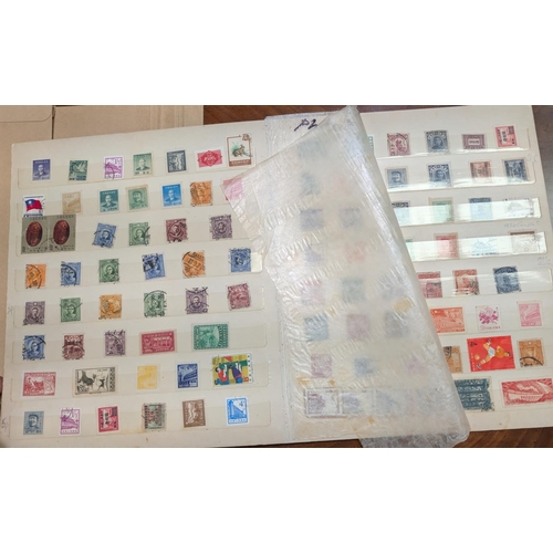 184 - A collection of Chinese stamps on 8 pages.