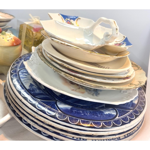 562 - A collection of Wedgwood jasperware, Carlton ware and other ceramics.