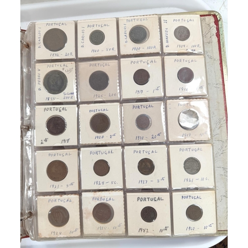 226 - PORTUGAL: a selection of coins including Colonial 18th-20th Century.