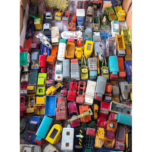 362 - A large collection of vintage Lesney Matchbox and other various cars etc