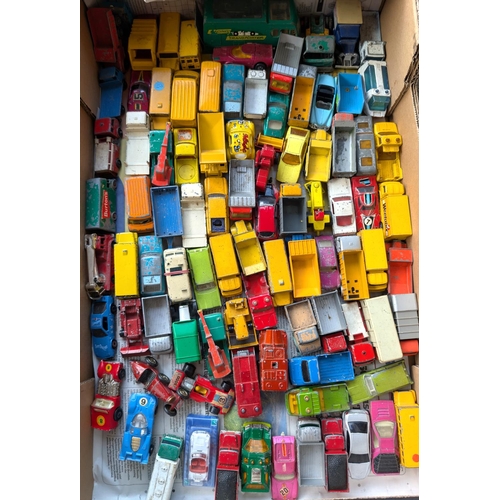 364 - A large collection of vintage diecast vehicles including Matchbox Lesney etc