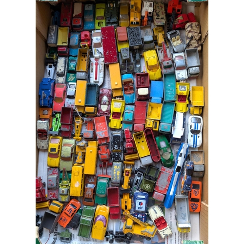 364 - A large collection of vintage diecast vehicles including Matchbox Lesney etc