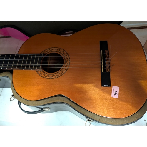 391 - A Cortex classical acoustic guitar with nylon strings