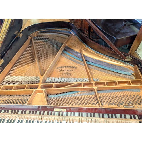 872 - An early 20th Century Gaveau Paris baby grand piano