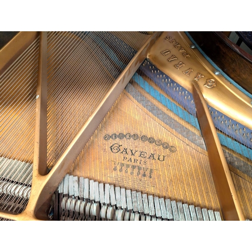 872 - An early 20th Century Gaveau Paris baby grand piano