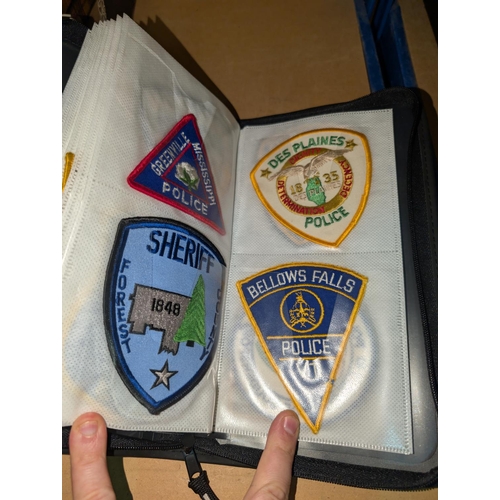 75 - A collection of obsolete USA Police cloth patch badges (approx. 60).