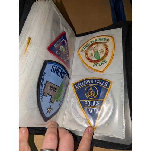 75 - A collection of obsolete USA Police cloth patch badges (approx. 60).