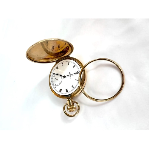 667 - A NIELLO cased watch circa 1920 and a VERTEX hunter pocket watch.