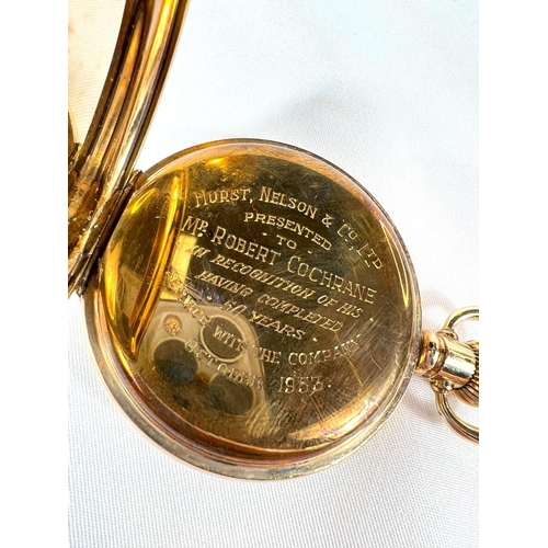 667 - A NIELLO cased watch circa 1920 and a VERTEX hunter pocket watch.