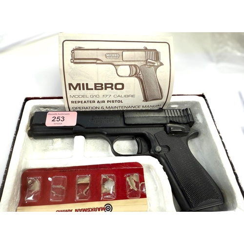 253 - Marksman 1010 air pistol, boxed