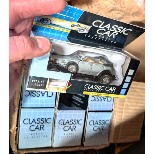 354 - Six Classic model cars, boxed.