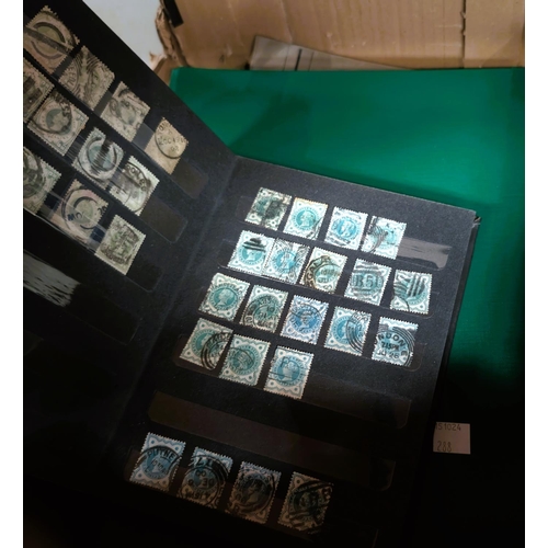 288 - GB Box QV to GVI, 1d red plates, officials, stockbooks all eras. QEII blocks and sheets, mint