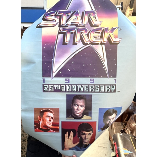 190 - A collection of Star Trek next generation posters.