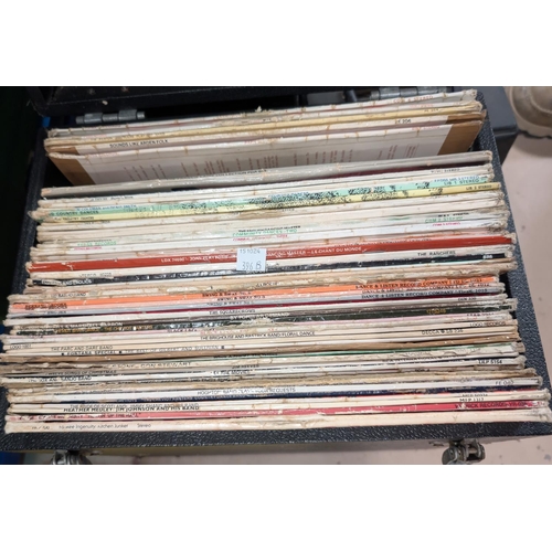 396B - A large quantity of mid-late 20th Century LP records, mainly folk, folk dance and old time music etc... 