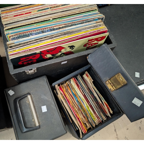 396C - A large quantity of mid-late 20th Century LP records including ballroom dancing; a large selection o... 