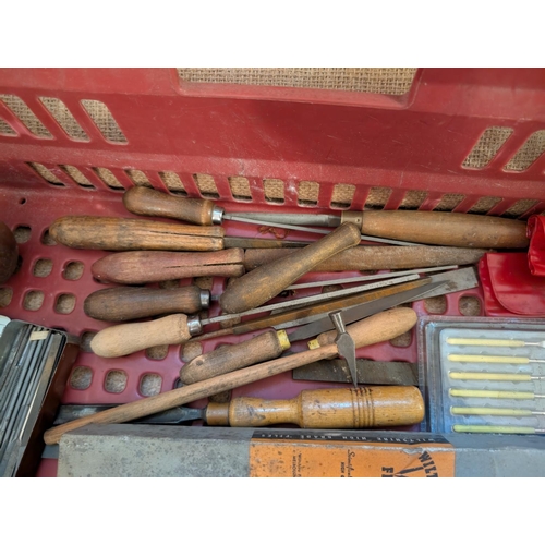 13 - Hand tools, a collection of stubs, and other files, Wiltshire etc, various sizes, and various hatele... 