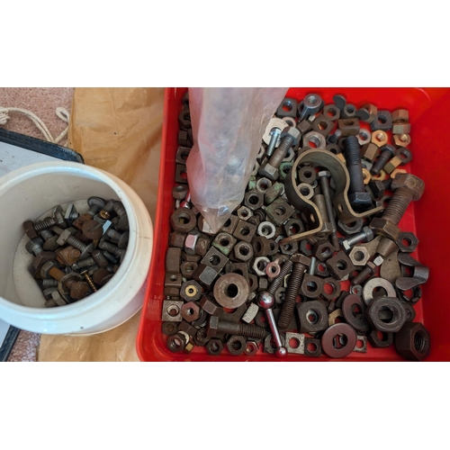 49 - A selection of various sized nuts and bolts etc.