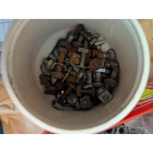 49 - A selection of various sized nuts and bolts etc.