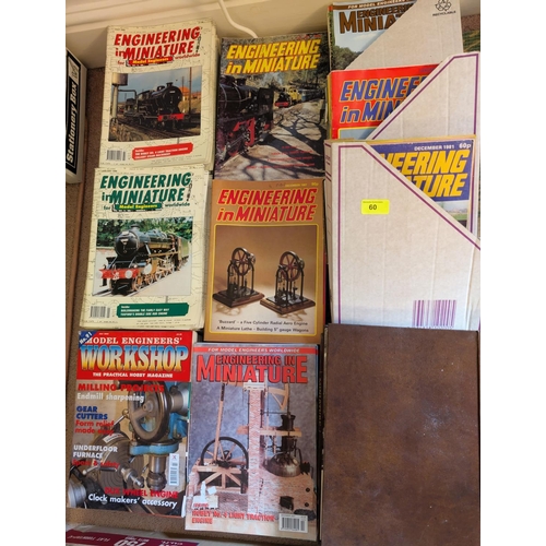 60 - A large collection of engineering magazines, engineers miniatures, model engineers work shop etc.