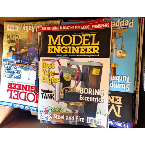 62 - A large collection of engineering magazines, engineers miniatures, model engineers work shop etc.