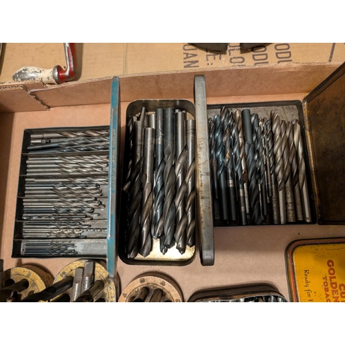 76 - A large collection of various drill bits, various sizes, in kits and loose.