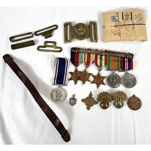 154 - WWII Group of 5 medals to Sergeant Harold Taylor, Grenadier Guard.  Exemplary Police Service Me... 