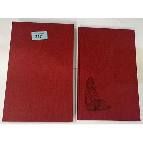 217 - GWASG GREGYNOG PRESS, 'The Lost Children' Byron Rogers, Anna Ravenscroft drawings, slip case, No 205