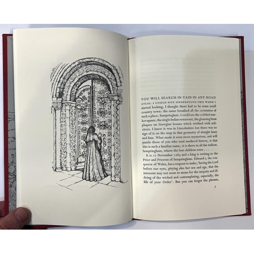 217 - GWASG GREGYNOG PRESS, 'The Lost Children' Byron Rogers, Anna Ravenscroft drawings, slip case, No 205