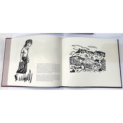 219 - GWASG GREGYNOG PRESS, 'Cutting Images' a selection of linocuts by Kyffin Williams 2000 limited editi... 