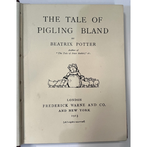 236 - BEATRIX POTTER: The Roly Poly Pudding, The Pie and the Patty-Pan (possibly 1st edition) and 1st edit... 