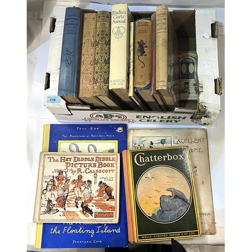 239 - RANDOLPH CALDECOTT'S First Collection of Pictures and Songs, another and various vintage children's ... 