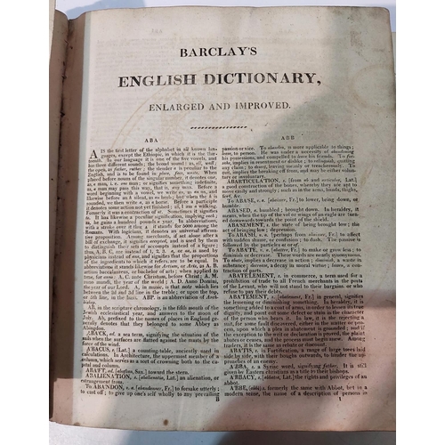 258 - BARCLAY'S DICTIONARY, maps and plates, 19th century n.d. (a/f)