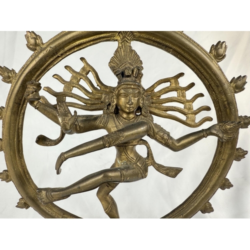 444 - A late 19th/early 20th Century Indian bronze figure of Shiva, height 30cm.