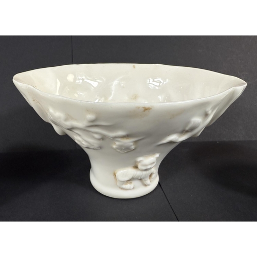 460B - A collection of Chinese blanc de chine ceramics.