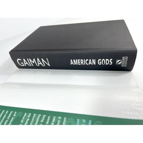 279 - Neil Gaiman, American Gods. First Edition hardback signed by the author, with original dust jacket