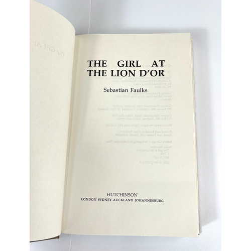 281 - Sebastian Faulks 'The Girl at the Lion D'or', first edition hardback with dust jacket.