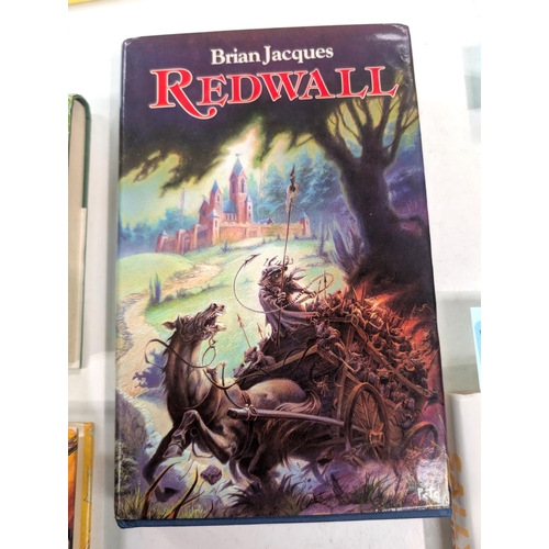 284 - Brian Jacques, 'Redwall' First Edition hard back with dust jacket, Hutchinson 1986