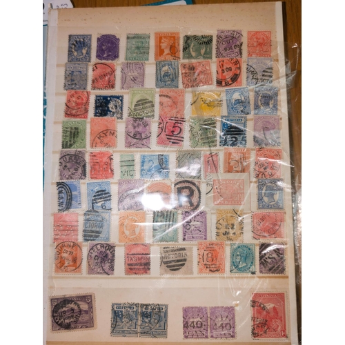 384A - A page of Victorian state stamps