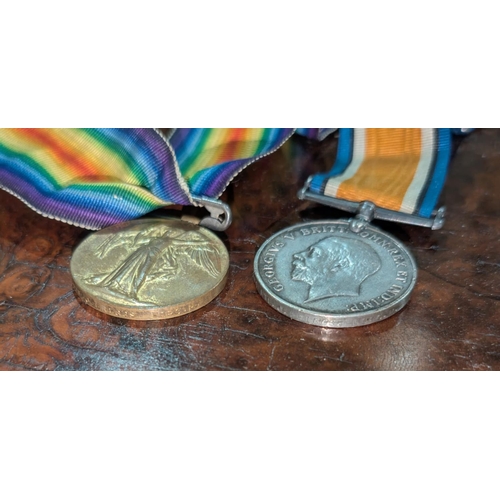 166A - A pair of WWI medals awarded to Pte. Briggs, Worcester Regiment.