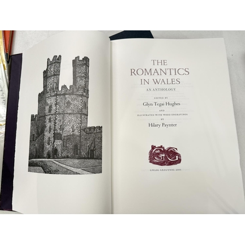 233 - GWASG GREGYNOG PRESS, limited 2009 'The Romantics in Wales Anthology' edited by Glyn Tegai Hughes, w... 