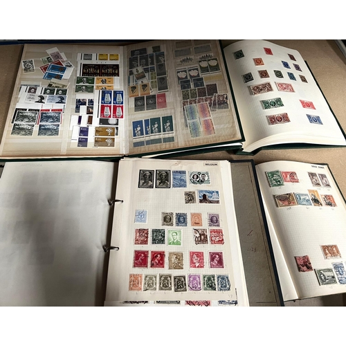 386 - A collection of GB and Commonwealth stamps in two albums, EIRE including early overprint issues, two... 