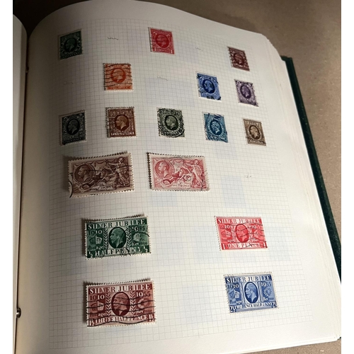 386 - A collection of GB and Commonwealth stamps in two albums, EIRE including early overprint issues, two... 