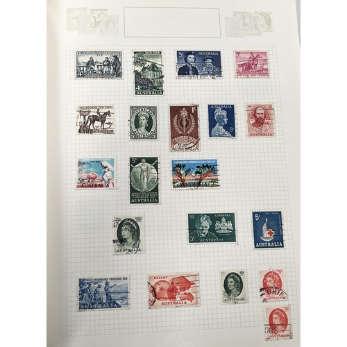 393 - An album of 1953-1970 QEII pre-decimal stamps, mostly empty Stanley Gibbons annual and an internatio... 