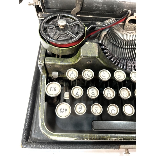 26 - A mid 20th century Underwood portable typewriter in box.