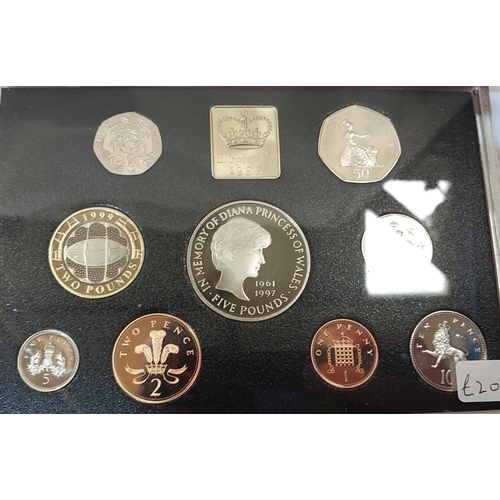 338 - GB executive proof sets: 1999, 2002 and 2006.