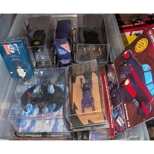 346 - A collection of sealed Batman vehicles of various types.