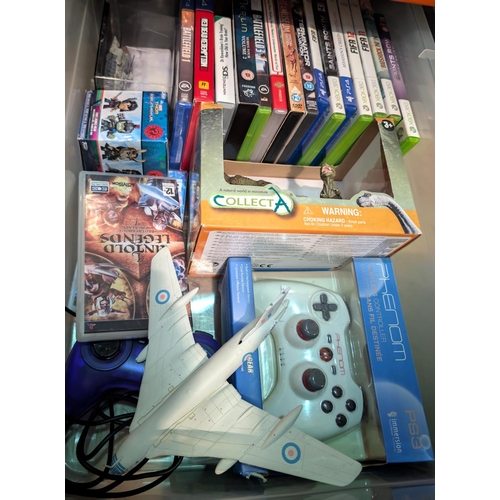 348 - Various video games, toys etc.