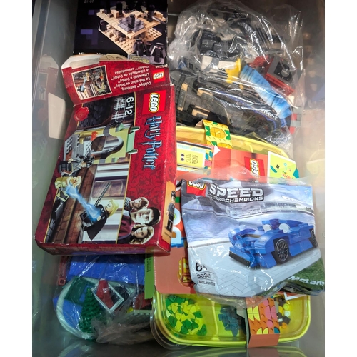 348A - A collection of Harry Potter Lego, other various boxed and loose Lego.